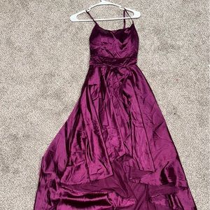 Purple prom dress